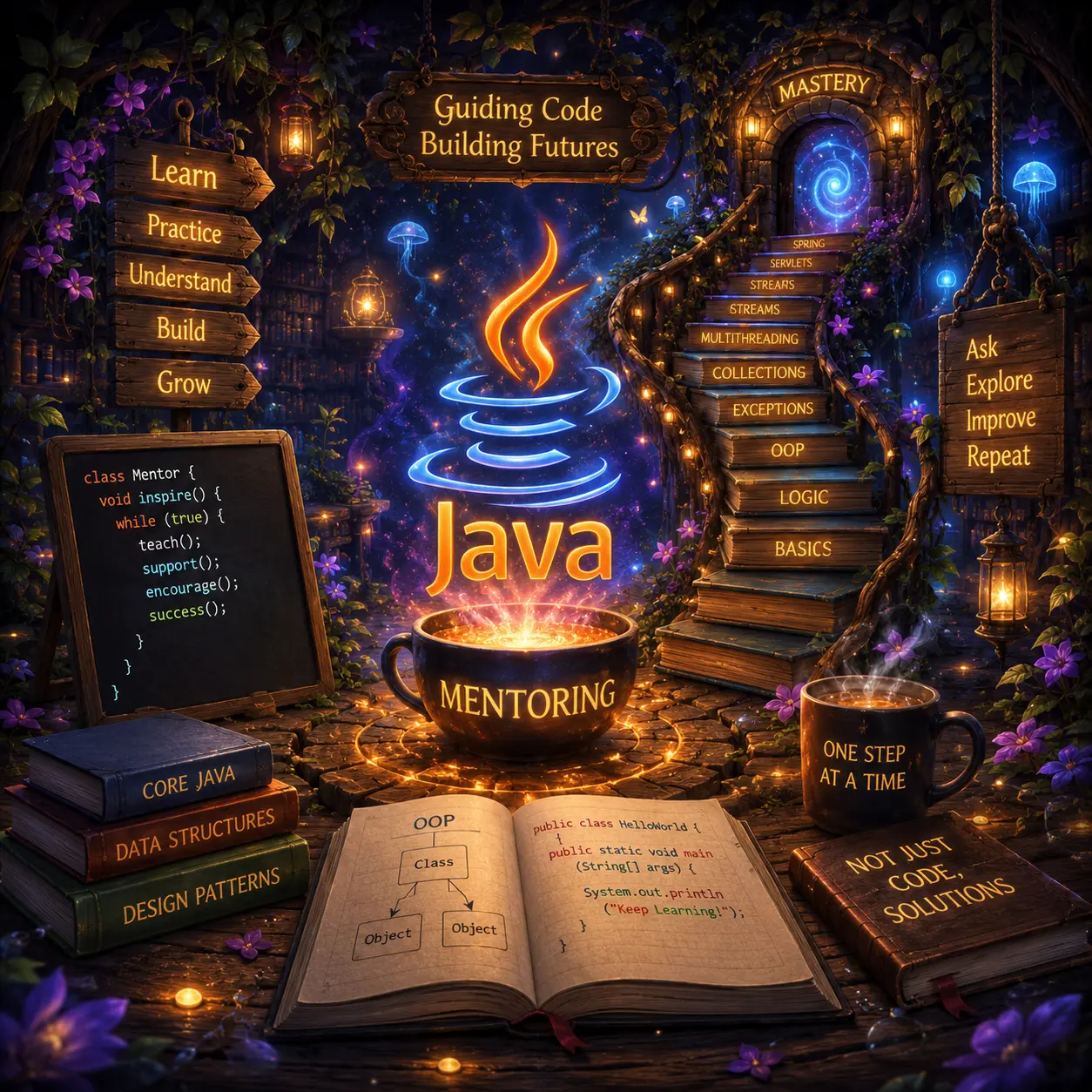 منتورینگ تخصصی برنامه‌نویسی Java — هفته‌ای ۲ ساعت، دوره دوماهه